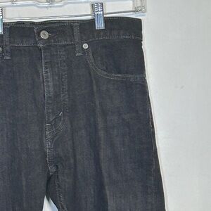 Levi's Men's Dark‎ Black Straight Jeans